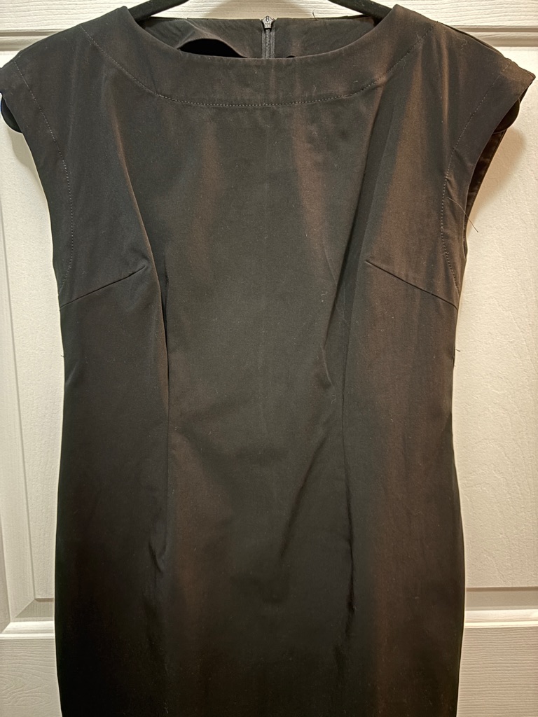 Doncaster Signature Stretch Black Sheath Dress Size 2